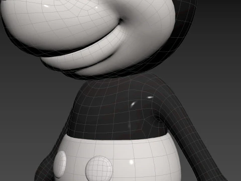 Character269 Mickey Mouse 3D Model