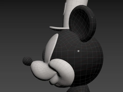 Character269 Mickey Mouse 3D Model