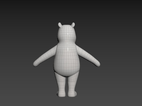 Character270 Classic Pooh 3D 模型