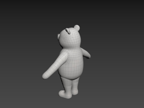 Character270 Classic Pooh 3D 模型