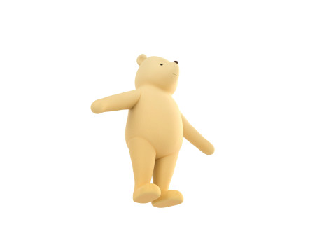 Character270 Classic Pooh 3D 模型
