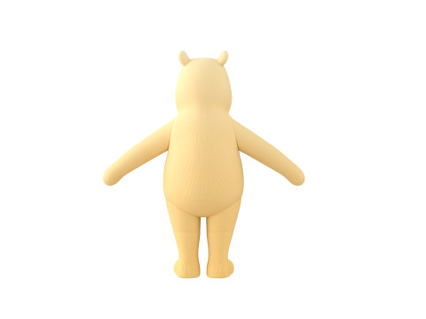 Character270 Classic Pooh 3D 模型