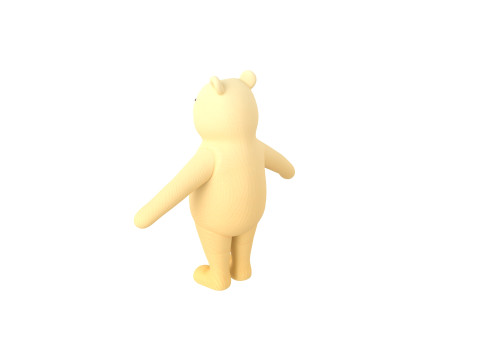 Character270 Classic Pooh 3D 模型