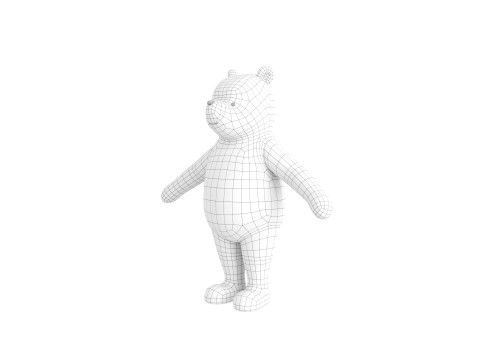 Character270 Classic Pooh 3D 模型