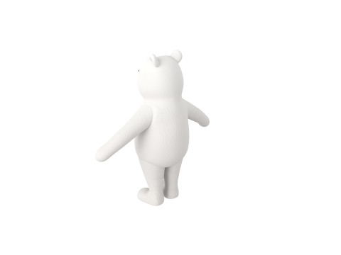 Character270 Classic Pooh 3D 模型