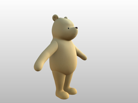 Character270 Classic Pooh 3D 模型