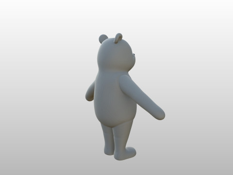Character270 Classic Pooh 3D 模型