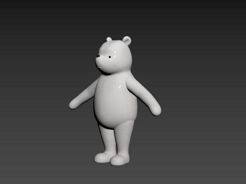 Character270 Classic Pooh 3D 模型