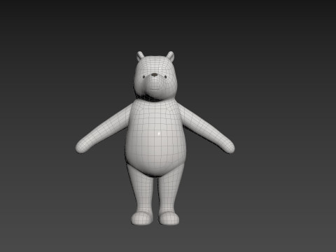 Character270 Classic Pooh 3D 模型