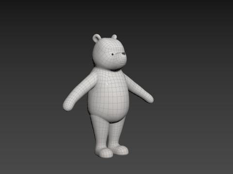 Character270 Classic Pooh 3D 模型
