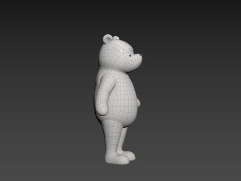 Character270 Classic Pooh 3D 模型
