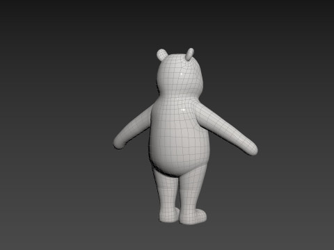 Character270 Classic Pooh 3D 模型