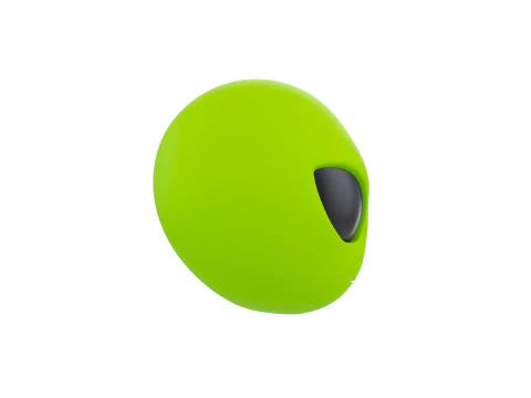Prop264 Alien Head 3D Model