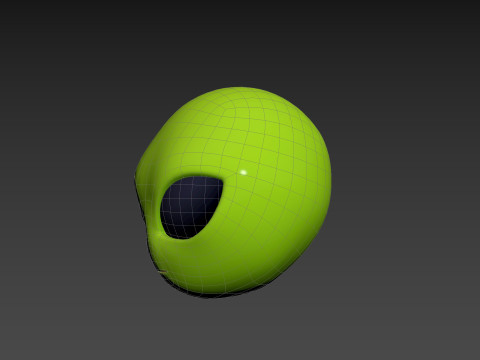 Prop264 Alien Head Model 3D
