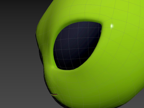 Prop264 Alien Head Model 3D