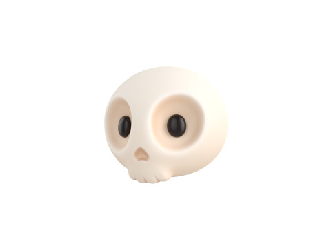 Prop265 Skull Head Modelo 3D