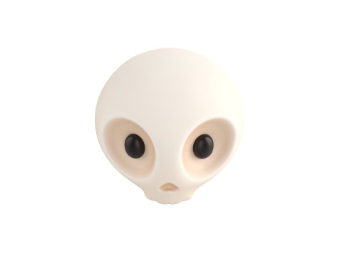 Prop265 Skull Head Model 3D
