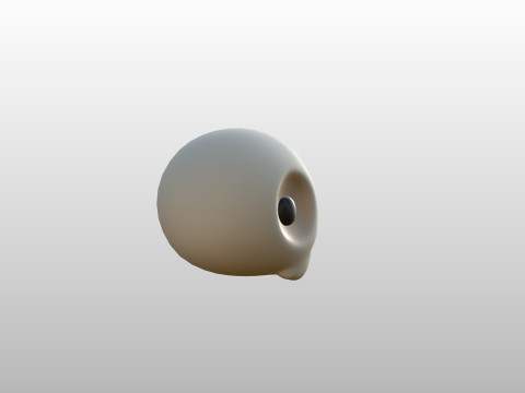 Prop265 Skull Head Model 3D