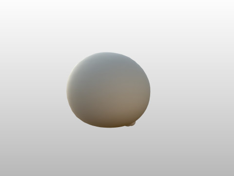 Prop265 Skull Head Model 3D