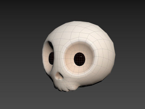 Prop265 Skull Head Model 3D