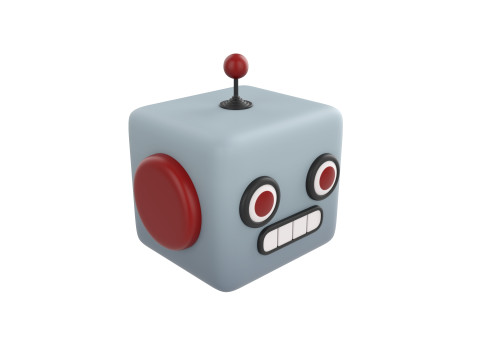 Prop266 Robot Head 3D Model