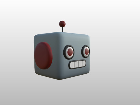 Prop266 Robot Head 3D Model