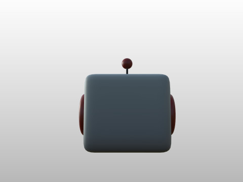 Prop266 Robot Head 3D Model