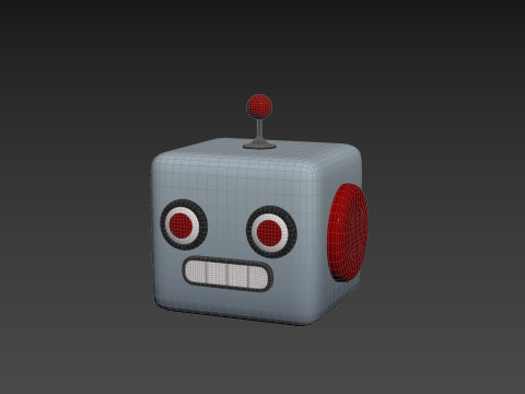 Prop266 Robot Head 3D Model