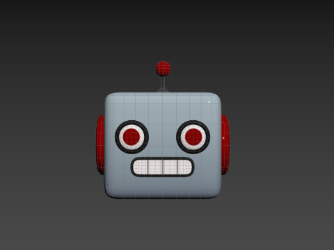 Prop266 Robot Head 3D Model
