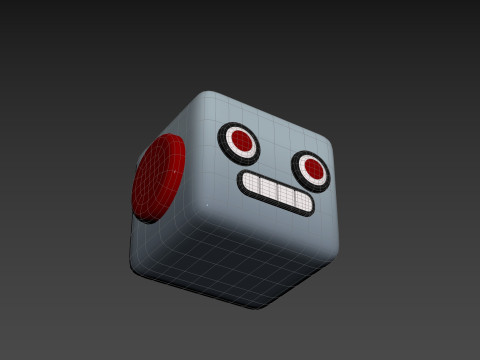 Prop266 Robot Head 3D Model