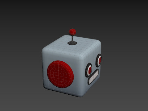 Prop266 Robot Head 3D Model