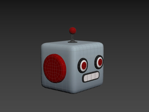 Prop266 Robot Head 3D Model