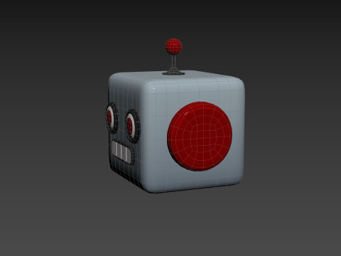 Prop266 Robot Head 3D Model