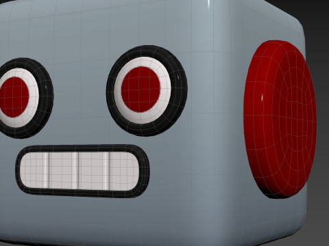 Prop266 Robot Head 3D Model