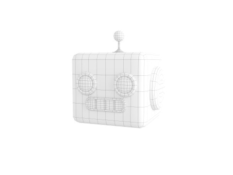 Prop266 Robot Head 3D Model