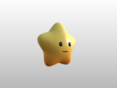 Prop267 Star Head Model 3D