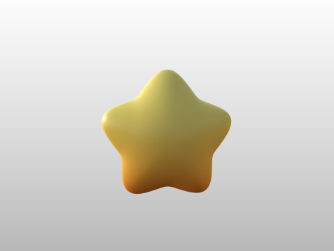 Prop267 Star Head Model 3D