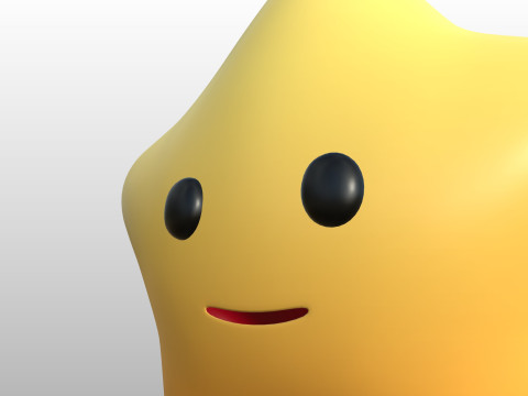Prop267 Star Head Model 3D