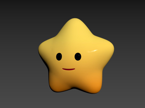 Prop267 Star Head Model 3D