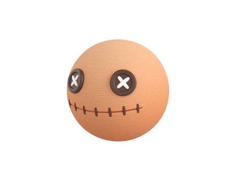Prop268 Doll Head 3D Model