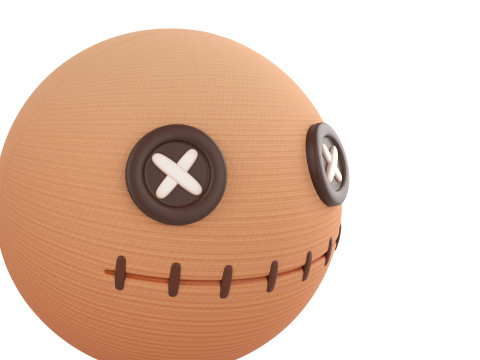 Prop268 Doll Head 3D Model