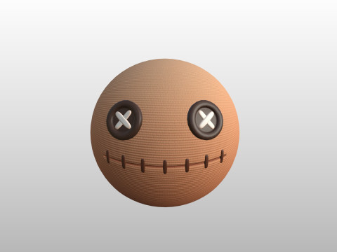 Prop268 Doll Head 3D Model