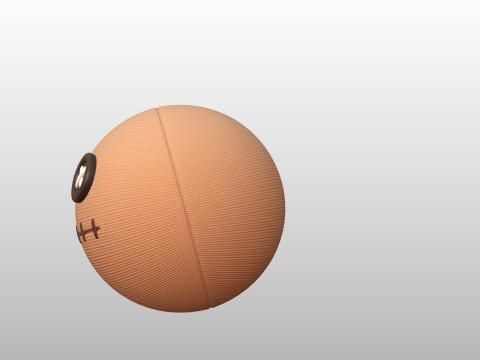 Prop268 Doll Head 3D Model