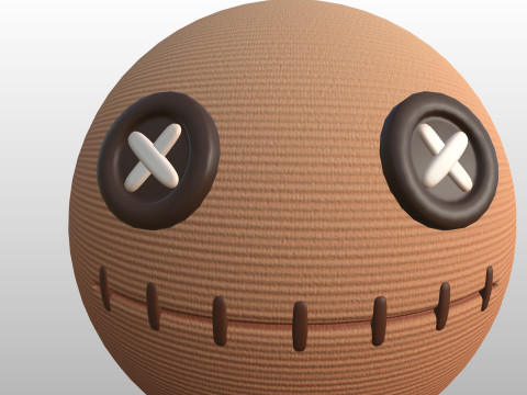 Prop268 Doll Head 3D Model