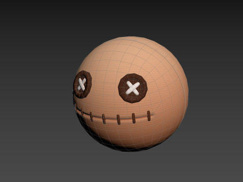 Prop268 Doll Head 3D Model