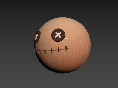 Prop268 Doll Head 3D Model