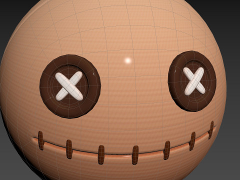 Prop268 Doll Head 3D Model