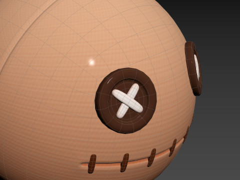 Prop268 Doll Head 3D Model