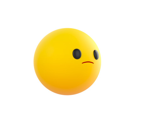 Prop270 Sad Head 3Dモデル