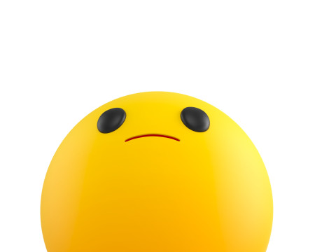 Prop270 Sad Head 3Dモデル